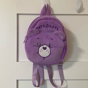 Care Bear Share or Harmony Bear Mini Small Backpack 2 pockets Adjustable Strap
